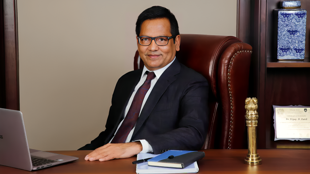 Dr Vijay D Patil, Chancellor & President, DY Patil Deemed University