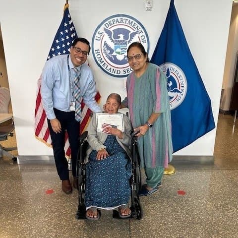 99-Year-Old Indian Woman Granted US Citizenship