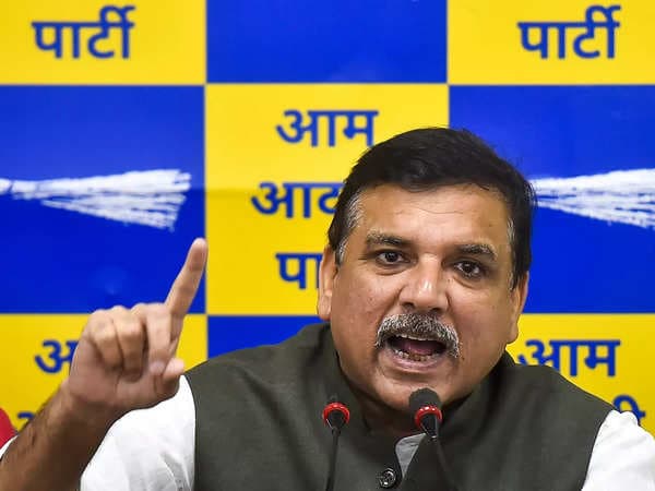 “My name is Arvind Kejriwal and I am not”: AAP MP Sanjay Singh reads out Delhi CM’s message from Tihar