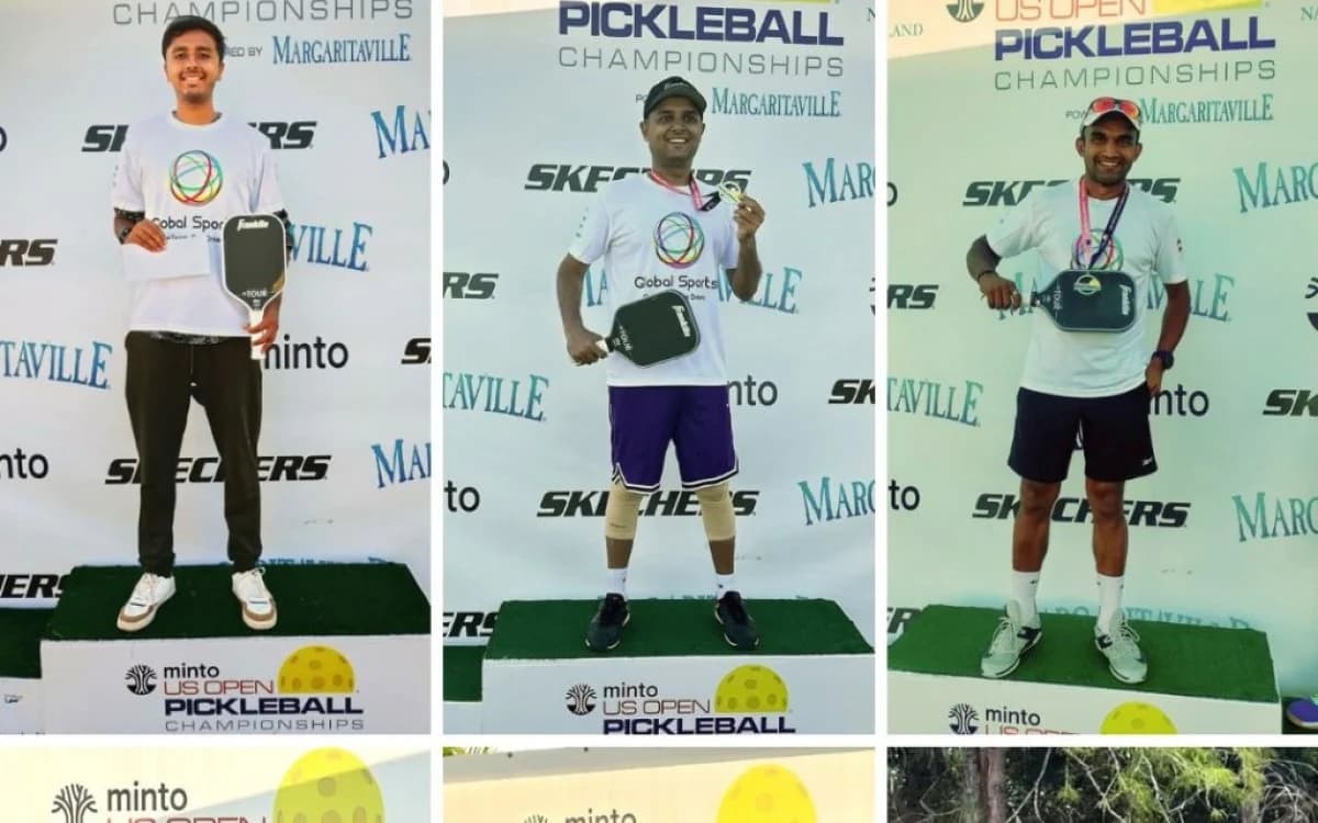 India grabs 10 medals at USA pickleball meet