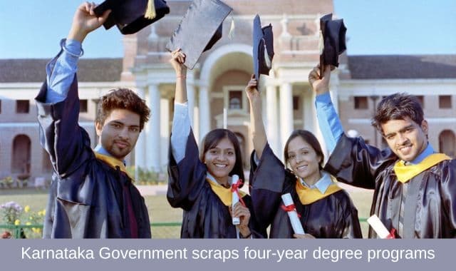Karnataka government scraps four-year degree program
