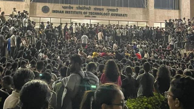 Protest at Indian Institute of Technology (IIT) Guwahati