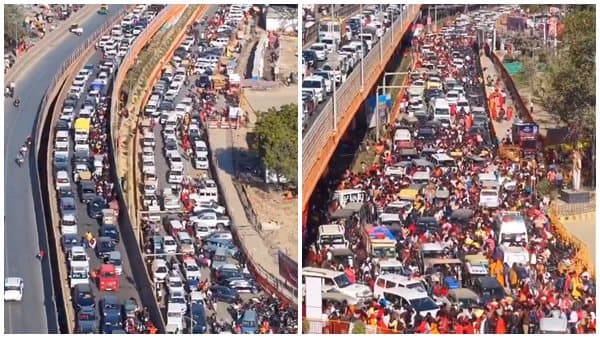 Prayagraj gridlock: Lakhs of pilgrims stranded in 300 km long ‘Maha’ traffic jam leading to Kumbh Mela