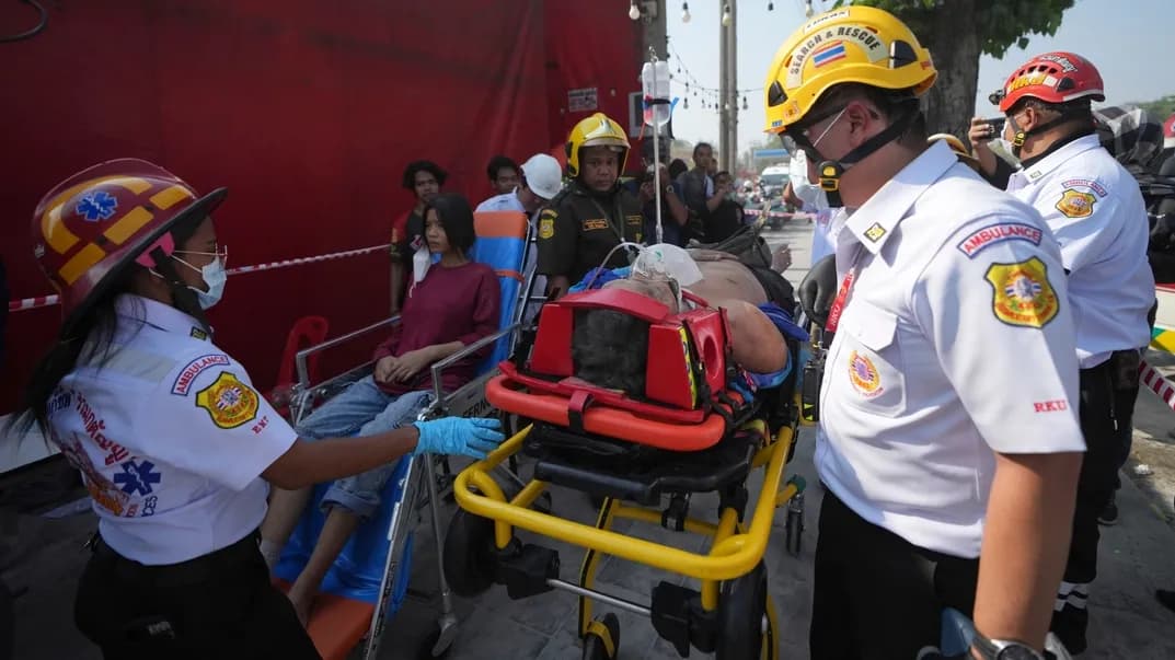 A powerful 7.7-magnitude earthquake strikes Myanmar