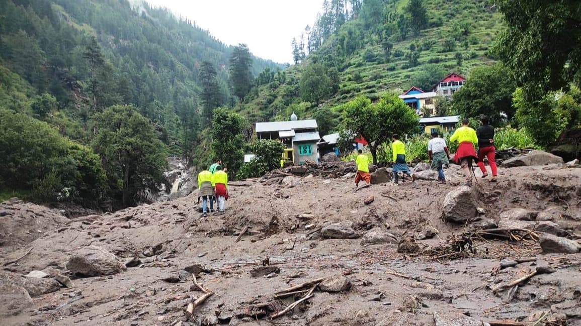 a trail of destruction.