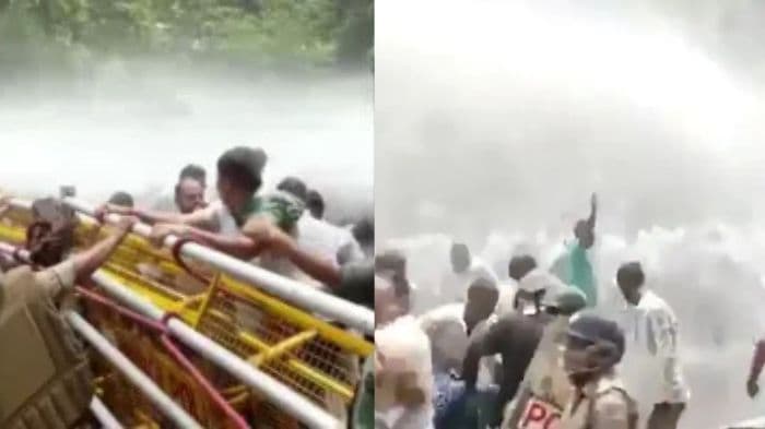 Massive protest at Odisha Assembly as student’s self-immolation sparks public outrage