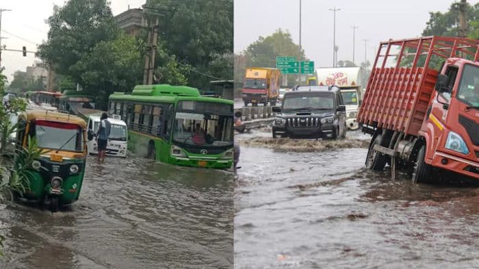AAP mocks BJP with “water sports” jibe amid Delhi waterlogging chaos