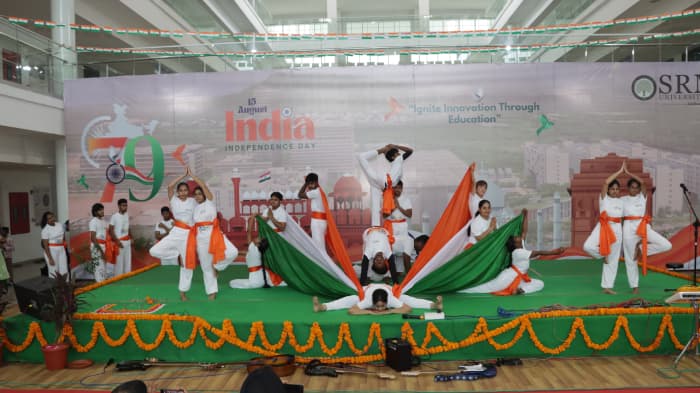 A Tribute to the Nation’s Past - SRM University-AP Celebrated 79th Independence Day of India