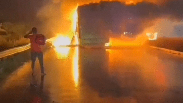 12 passengers charred to death