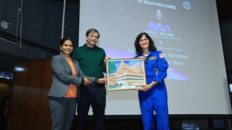 Retired NASA astronaut Sunita Williams delivers inaugural lecture at IIT Delhi