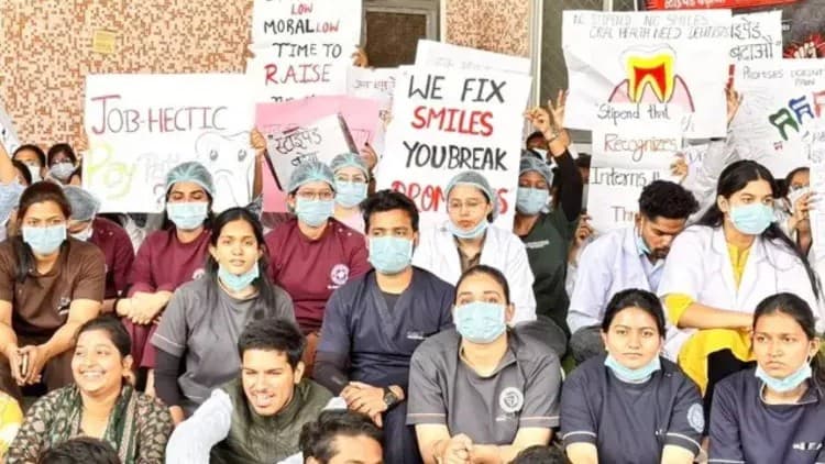 Chhattisgarh dental students protest over stipend disparity