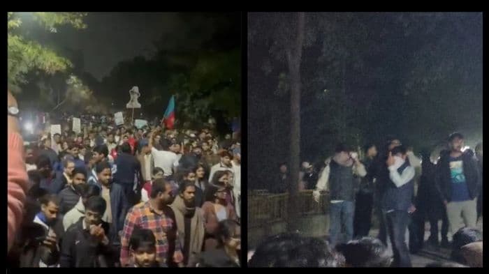 Violence breaks out at JNU as ABVP and AISA activists clash