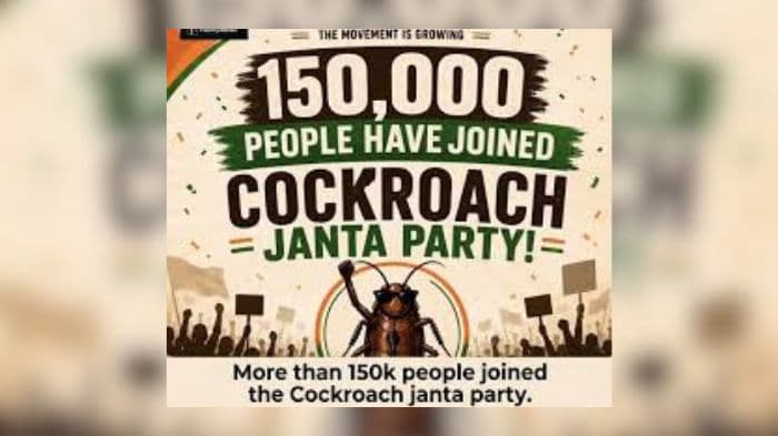 India’s weirdest political movement yet? The rise of Cockroach Janata Party