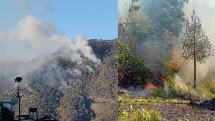 Fire breaks out near Kasauli Air Force Station, aerial operations launched