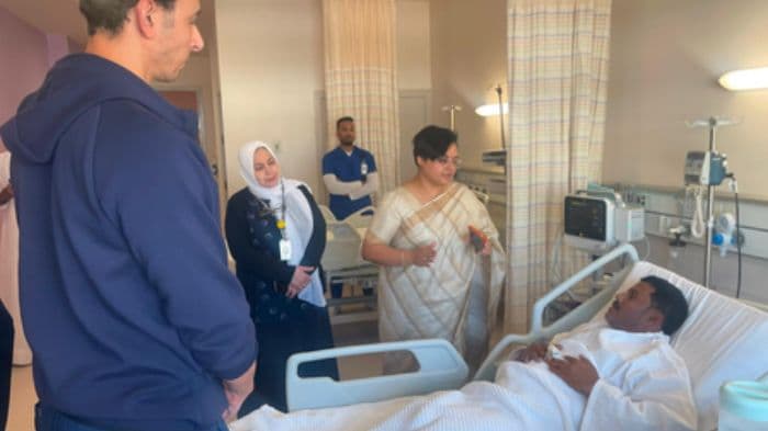 Indian envoy meets nationals injured in Kuwait Airport attack