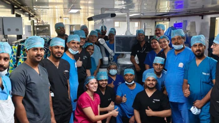 Doctors at Safdarjung Hospital perform first robot-assisted total knee replacement
