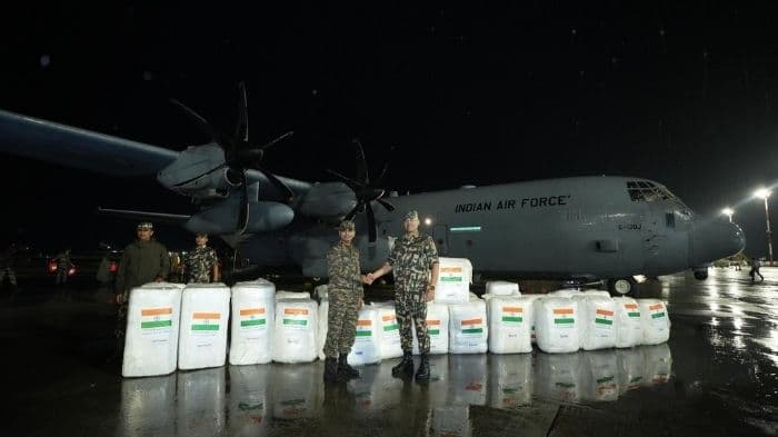 India sends fourth consignment of relief materials to flood-hit Nepal