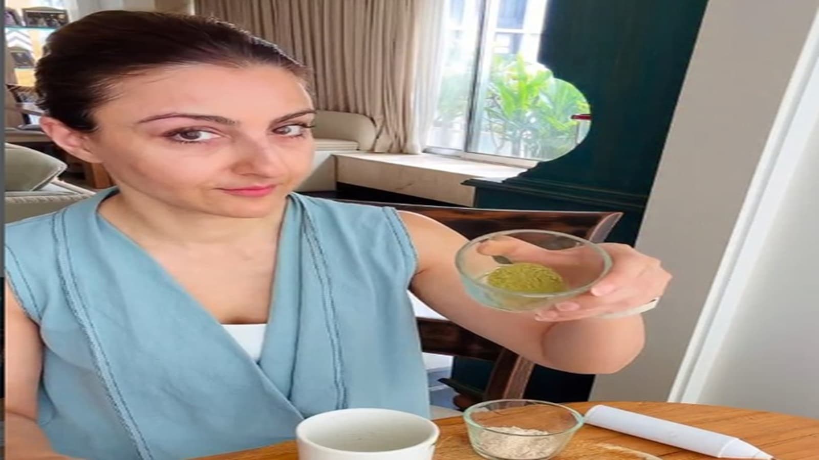 Soha Ali Khan Shares Protein Matcha Pre-Workout Drink Recipe