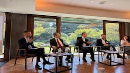 Ashoka University and Iron Pillar's India–Japan Economic Corridor report launch event at the International House of Japan in Tokyo.