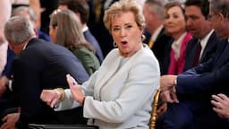 US Education Secretary Linda McMahon