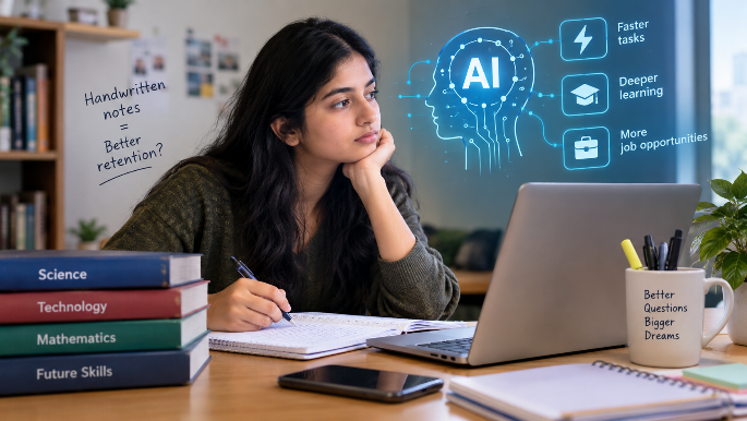 AI knows the answers, but Indian students still want to understand the questions