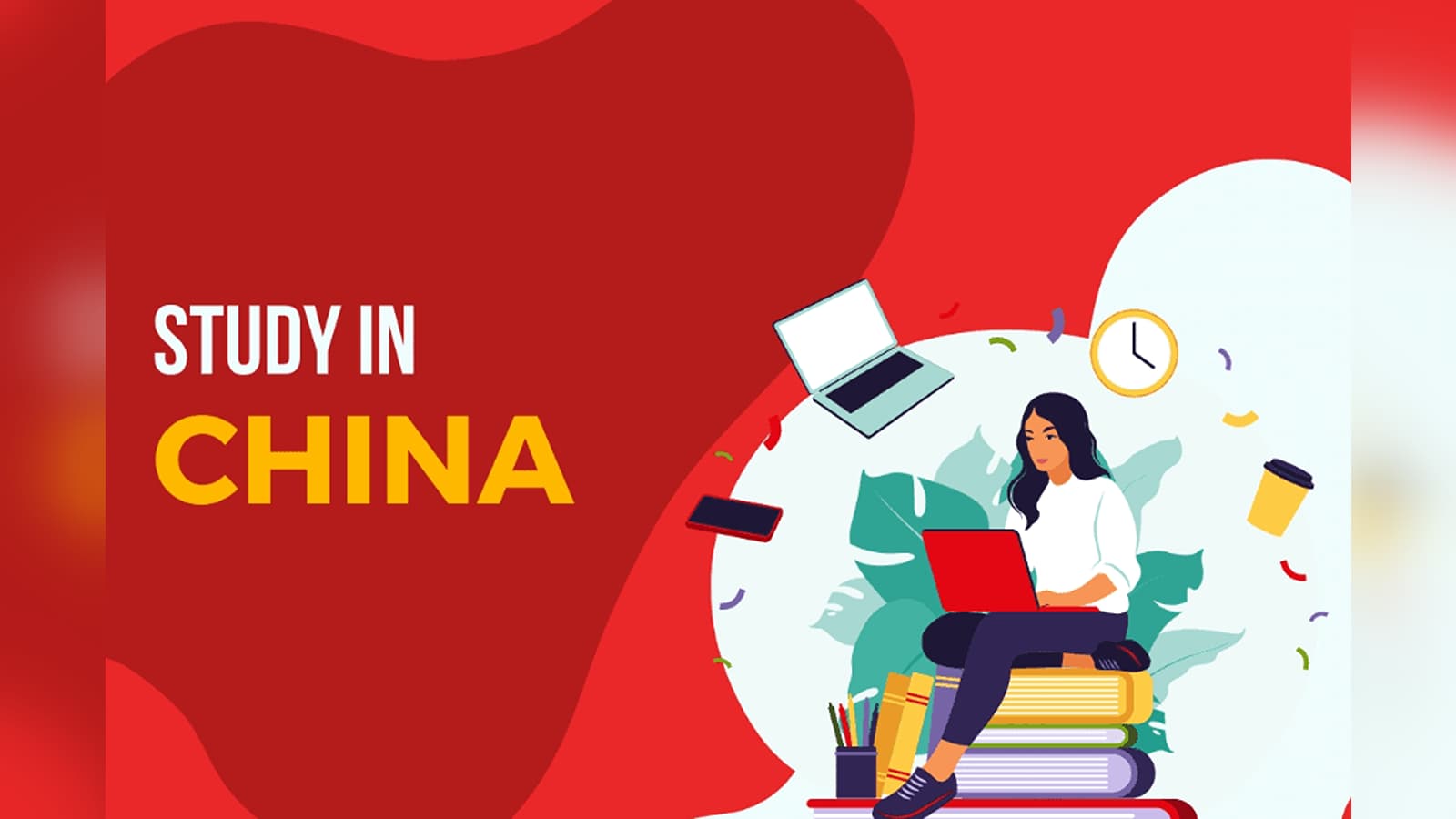 Study in China Graphic image Education post