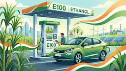 E100 ethanol fuel India flex-fuel vehicle rules 2026