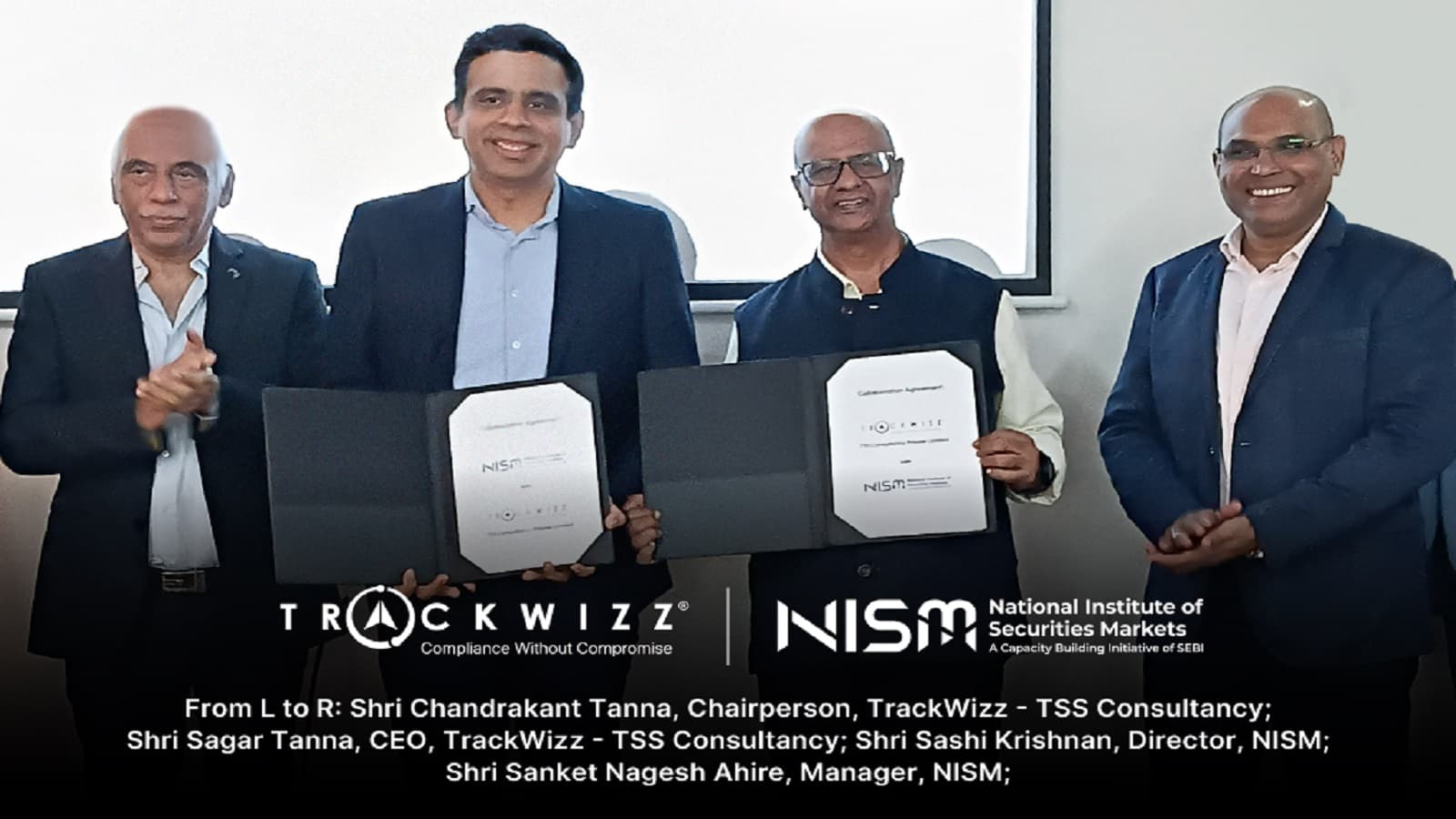 NISM and TrackWizz collaboration to strengthen RegTech education and anti-money laundering compliance through the NISM Compliance and RegTech Lab.