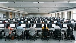 Students at an examination centre in India, illustrating proposed NTA reforms for computer-based NEET and stronger question-paper security.